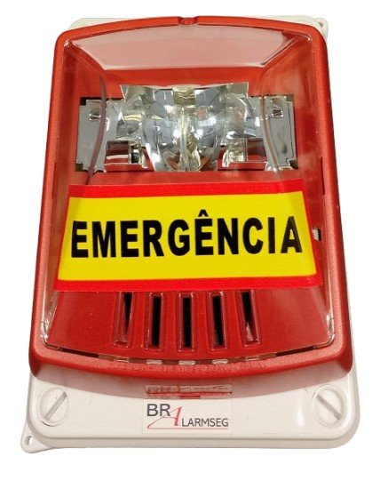 INDICADOR SONORO E VISUAL COM STROBO MULTI-CANDELAS